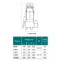 Насоси+ V250F  (8м - 11м3/год) Дренажно-фекальний насос 